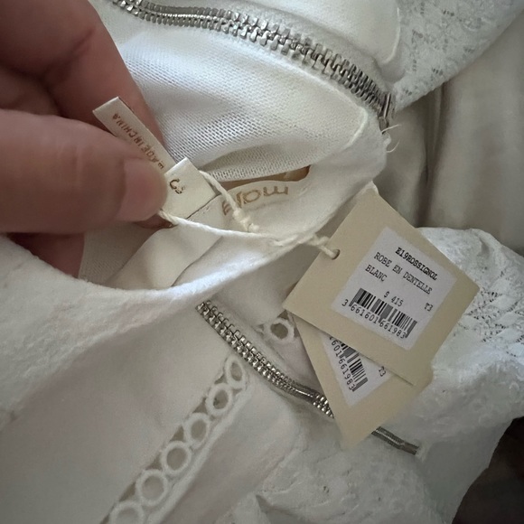 Authentic Maje lace white dress - Picture 9 of 11